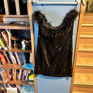 Black Sequin Dress